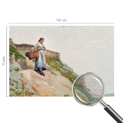Moderna fototapeta s motivom ženske pokrajine