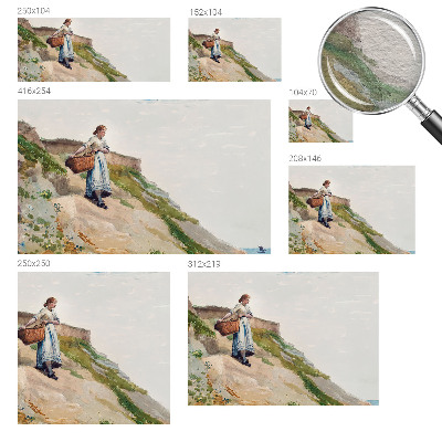 Moderna fototapeta s motivom ženske pokrajine