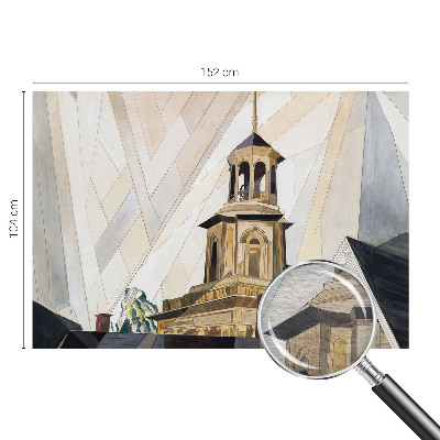 Stenska dekoracija fototapeta z motivom arhitekturnega stolpa