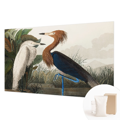 Flis fototapeta z motivom ptic med rastlinjem