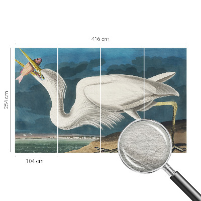 Fototapeta za spalnico Ptica z ribo