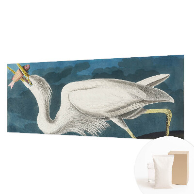 Fototapeta za spalnico Ptica z ribo