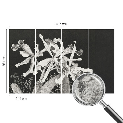 Fototapeta po meri Ilustracija orhideje