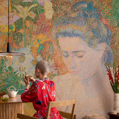 Fototapeta za spalnico Cvetlični portret