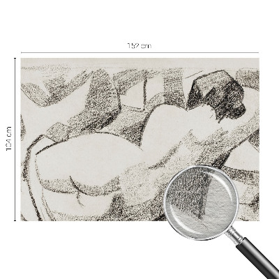 Flis fototapeta za otroško sobo Ležeča figura