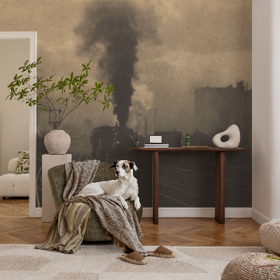 Fototapeta s tiskom z motivom industrijske pokrajine