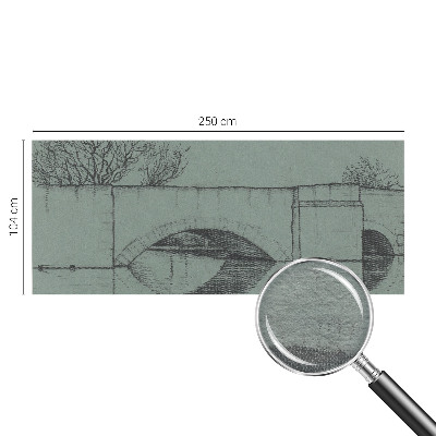 Flis fototapeta z motivom ločnega mostu