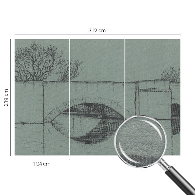 Flis fototapeta Ločni most