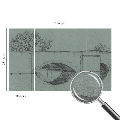 Flis fototapeta Ločni most