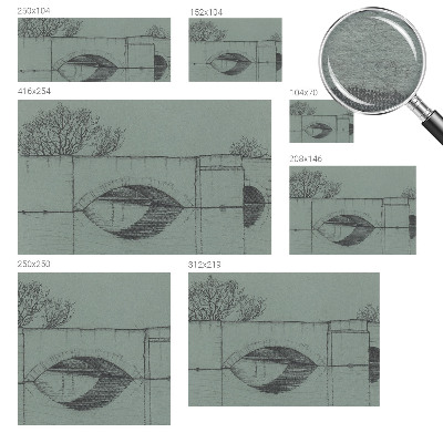 Flis fototapeta Ločni most