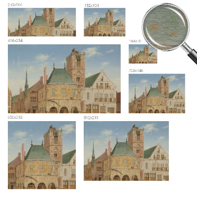 Stenska fototapeta flis Zgodovinska mestna hiša