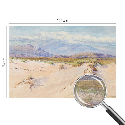 Tiskana fototapeta flis Puščavska pokrajina