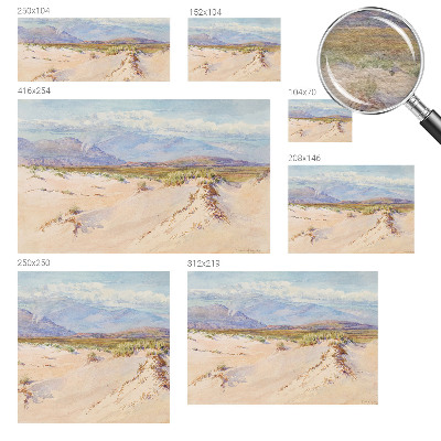 Tiskana fototapeta flis Puščavska pokrajina