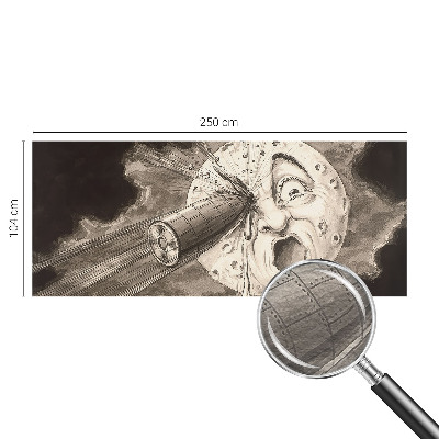 Fototapeta za dnevno sobo z motivom kozmičnega trčenja