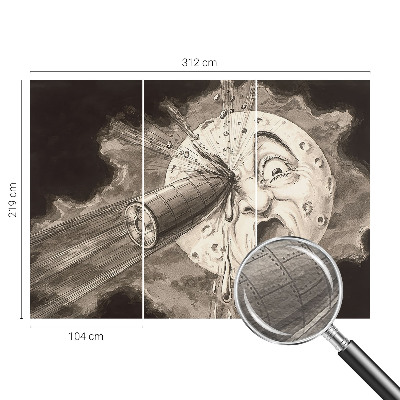 Fototapeta za dnevno sobo Kozmično trčenje