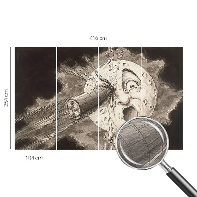 Fototapeta za dnevno sobo Kozmično trčenje