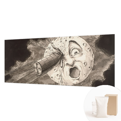 Fototapeta za dnevno sobo z motivom kozmičnega trčenja