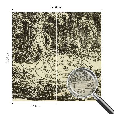 Fototapeta za spalnico Čarobni krog