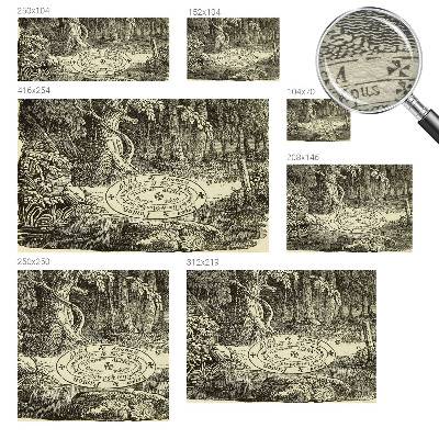 Fototapeta za spalnico Čarobni krog