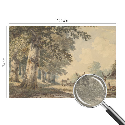 Moderna fototapeta Gozdni mir