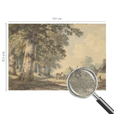 Moderna fototapeta Gozdni mir