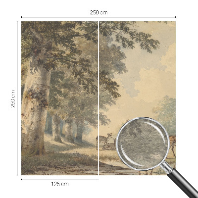 Moderna fototapeta Gozdni mir