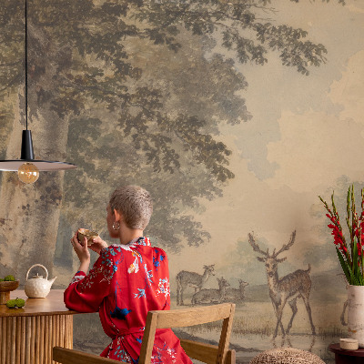 Moderna fototapeta Gozdni mir