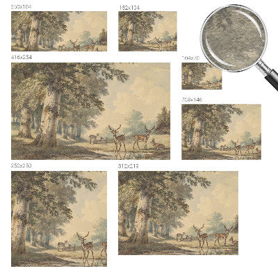 Moderna fototapeta Gozdni mir