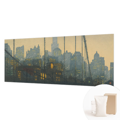 Dekorativna fototapeta z motivom večerne panorame