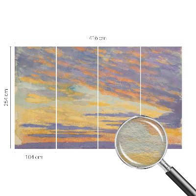 Visokokakovostna fototapeta z motivom pastelnega neba