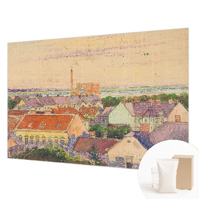 Fototapeta s tiskom z motivom mestnih streh