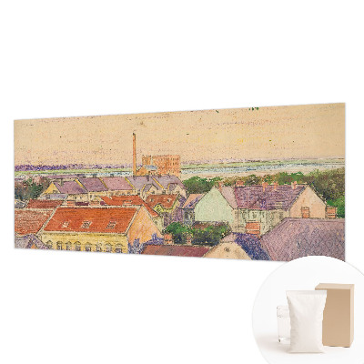 Fototapeta s tiskom z motivom mestnih streh