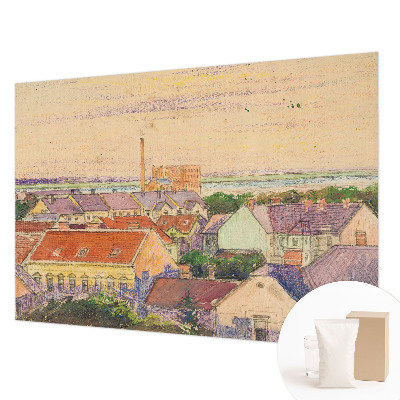Fototapeta s tiskom z motivom mestnih streh