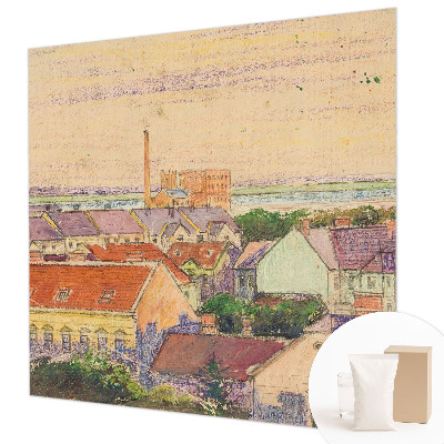 Fototapeta s tiskom z motivom mestnih streh