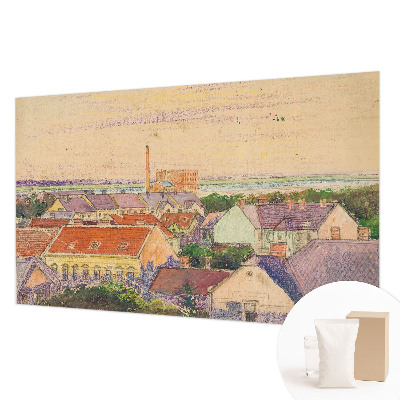 Fototapeta s tiskom z motivom mestnih streh