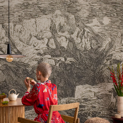 Foto tapeta z motivom gorske pokrajine