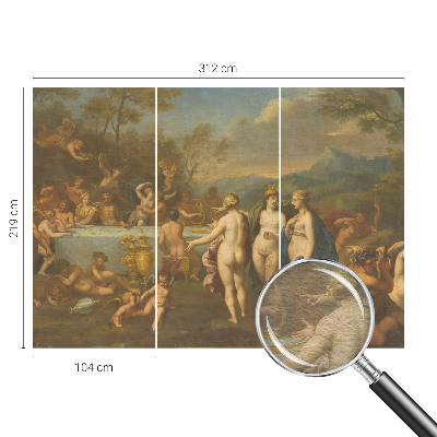 Flis fototapeta s motivom starodavne pojedine