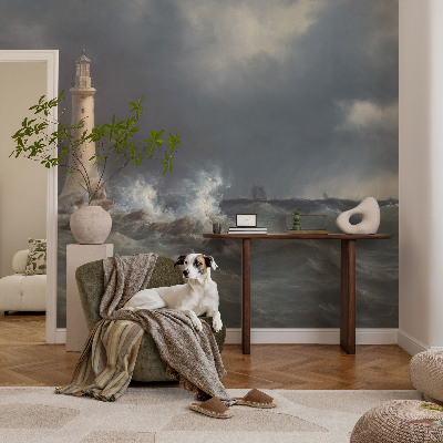 Netkana fototapeta Morske nevihte