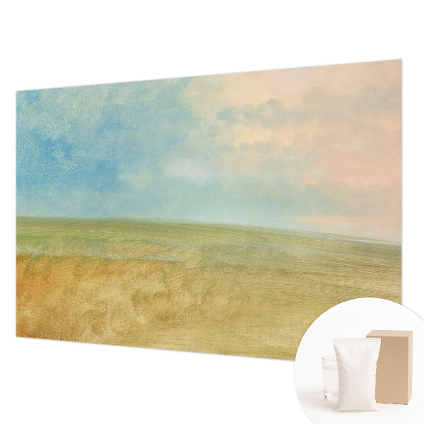 Stenska fototapeta flis v pastelnih poljih
