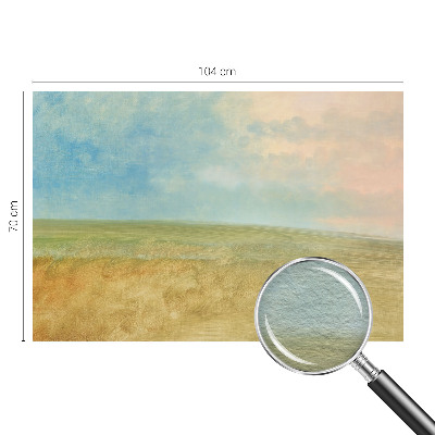 Stenska fototapeta flis v pastelnih poljih