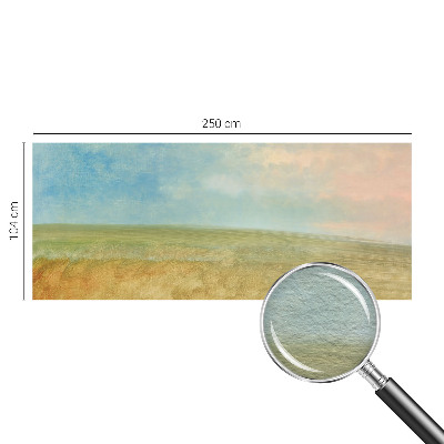 Stenska fototapeta flis v pastelnih poljih