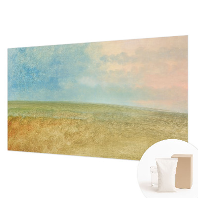 Stenska fototapeta flis v pastelnih poljih