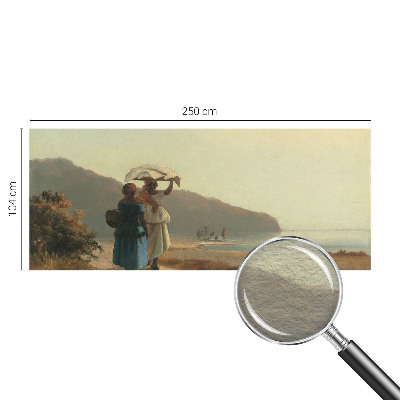 Tiskana fototapeta flis s motivom sprehoda ob morju