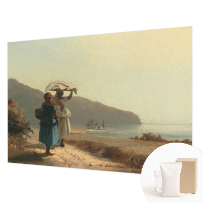 Tiskana fototapeta flis s motivom sprehoda ob morju