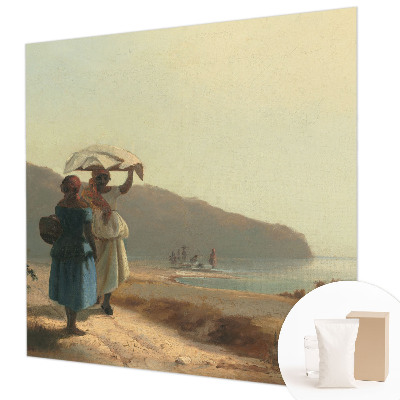 Tiskana fototapeta flis s motivom sprehoda ob morju