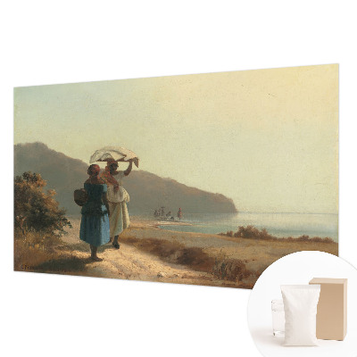 Tiskana fototapeta flis s motivom sprehoda ob morju