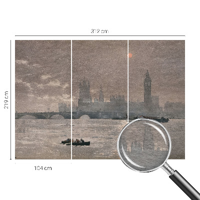 Fototapeta po meri z nočno panoramo po meri
