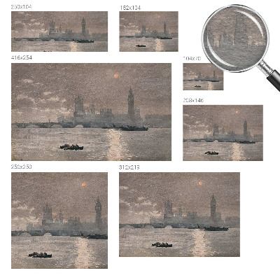 Fototapeta po meri Nočna panorama