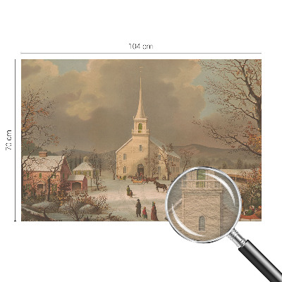 Fototapeta za dnevno sobo Zimska pokrajina