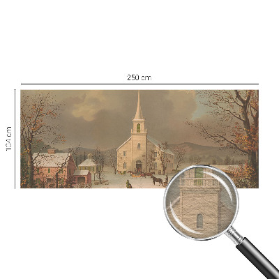 Fototapeta za dnevno sobo Zimska pokrajina